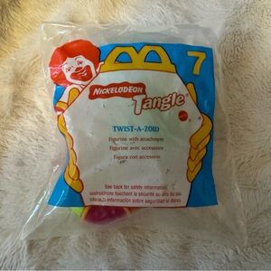 Mcdonalds Happy Meal Nickelodeon Tangle Twist-A-Zoid Figurine #7 New Sealed 1996